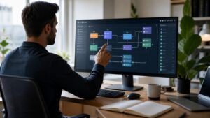 Ultra-photorealistic featured image for How to Build AI Agents Step-by-Step