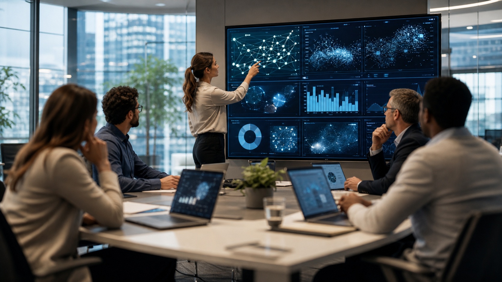 Ultra-photorealistic featured image for The Beginner’s Guide to AI-Driven Analytics for Businesses