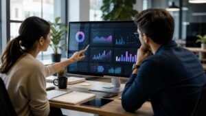 Ultra-photorealistic featured image for How to Create AI Dashboards and Analytics Tools