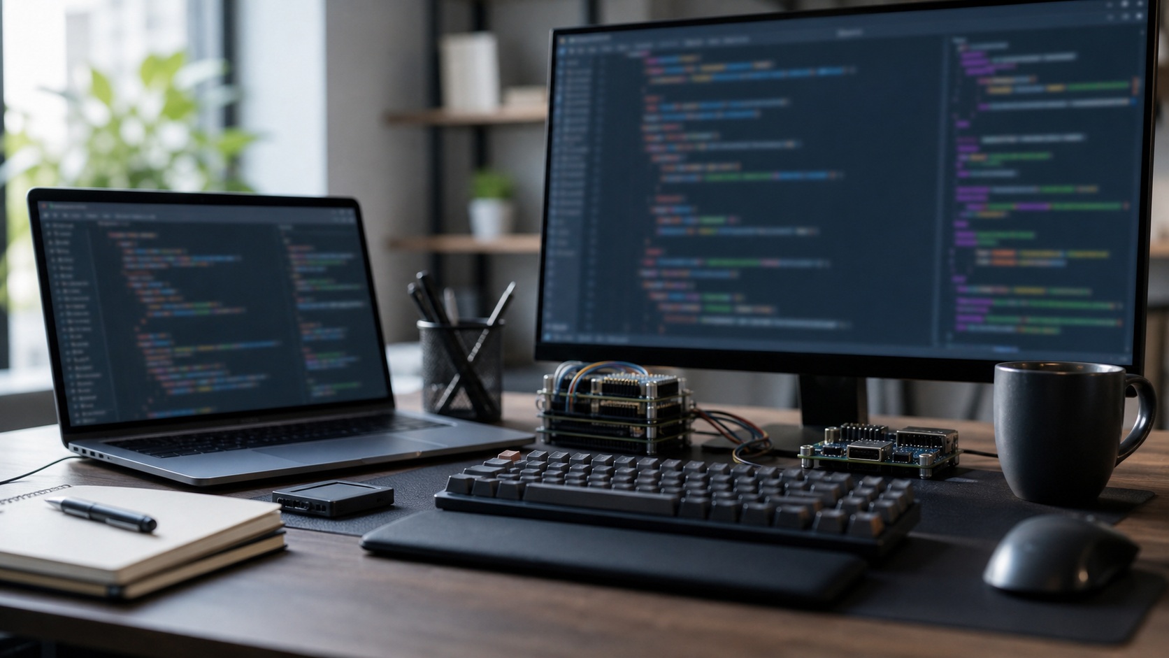Ultra-photorealistic featured image for How to Build AI Tools with Python