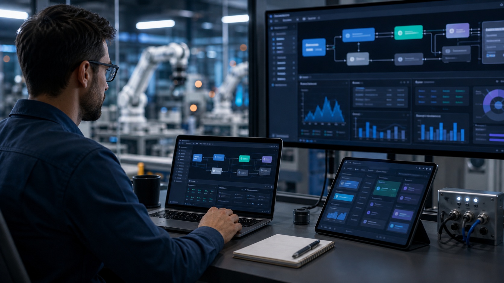 Ultra-photorealistic featured image for How to Build AI Tools for Intelligent Automation