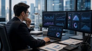 Ultra-photorealistic featured image for Machine Learning in Finance: A Beginner’s Guide