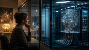 AI-themed editorial hero image for AI Consciousness vs Human Consciousness: What's the Difference?
