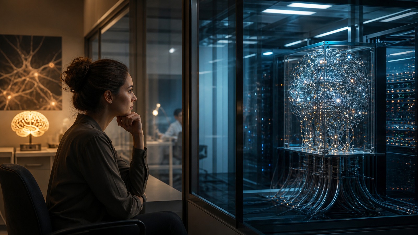 AI-themed editorial hero image for AI Consciousness vs Human Consciousness: What's the Difference?