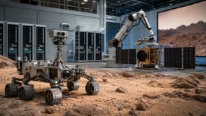 AI-themed editorial hero image for AI-Powered Space Missions: The Future of Autonomous Exploration