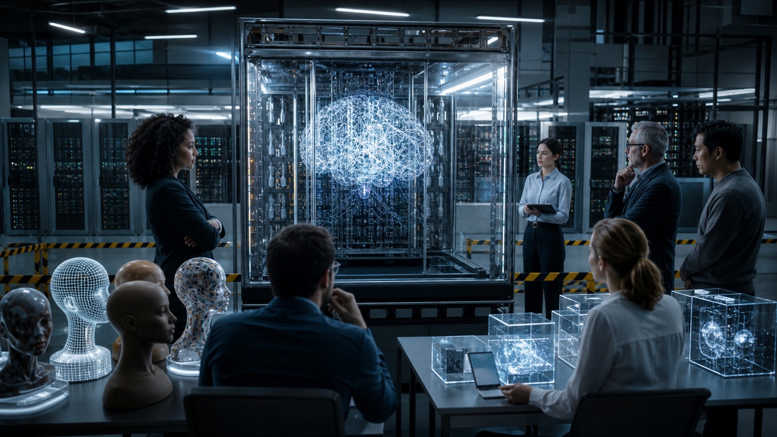 AI-themed editorial hero image for The Biggest Ethical Challenges Facing Artificial Intelligence Today